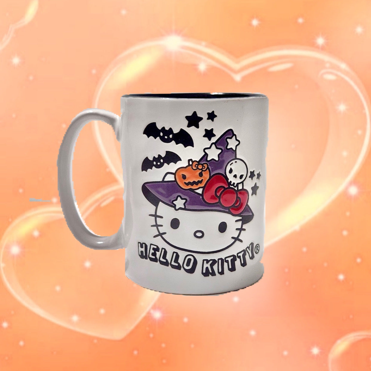 Hello Kitty White Halloween Witch Coffee Mug