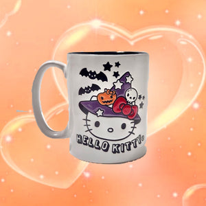 Hello Kitty White Halloween Witch Coffee Mug