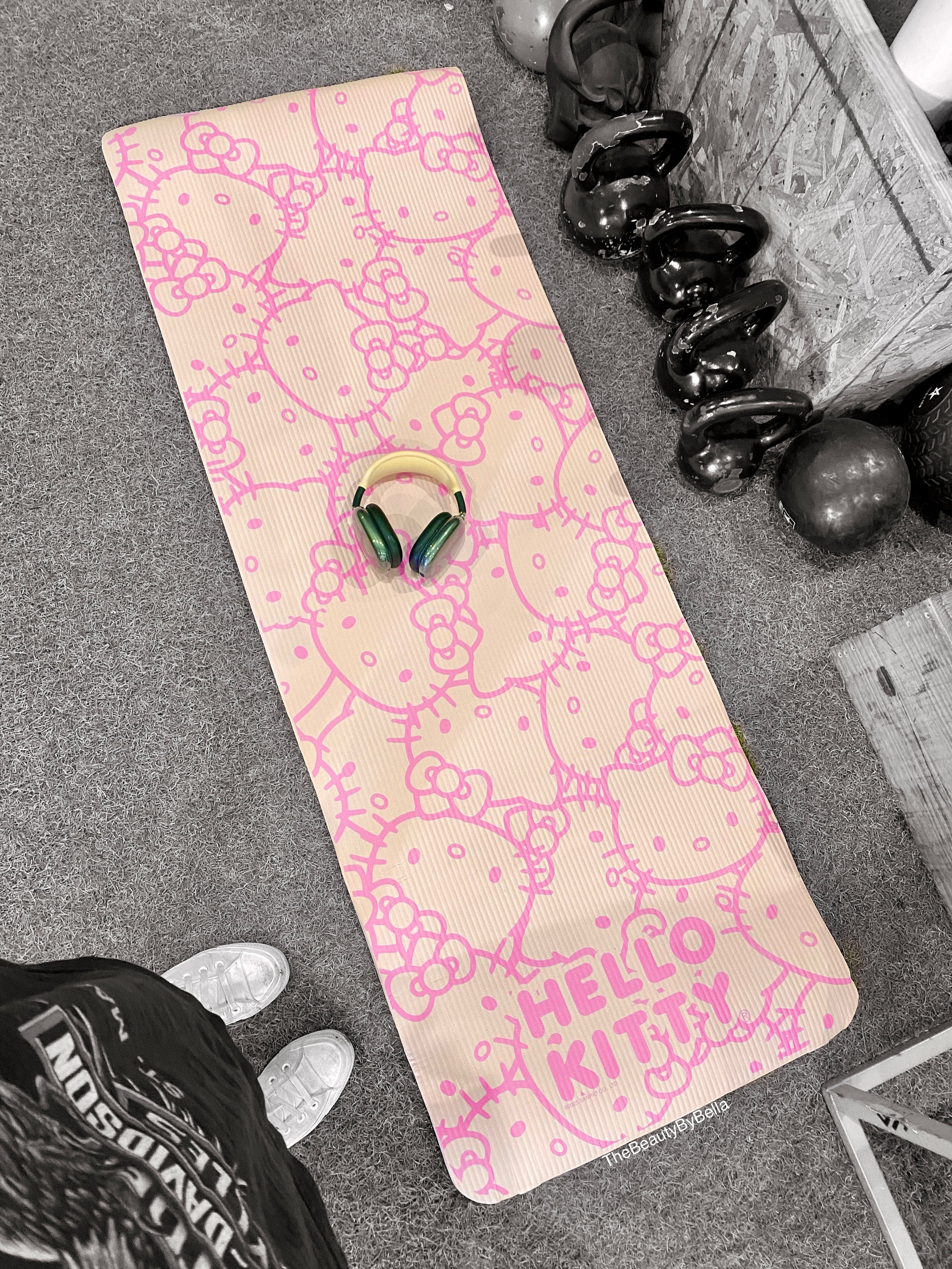 Hello Kitty pink exercise yoga mat
